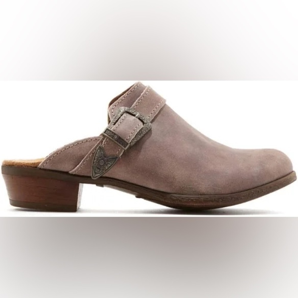 Minnetonka Billie Mule, Marbled Brown, Size 6.5, New in Box